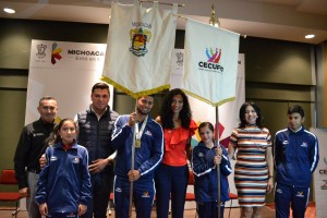 Abanderamiento selección michoacana Juegos Nacionales populares 2017. 3